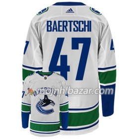 Dresovi Vancouver Canucks SVEN BAERTSCHI 47 Adidas Bijela Authentic - Muške